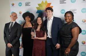 a group of smedia winners posing for a photo