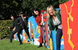Design Communications students and lecturers showcase their encouraging artwork