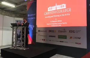 The theme of Dr Akhtar's talk at the IT & Data Summit was Artificial Intelligence