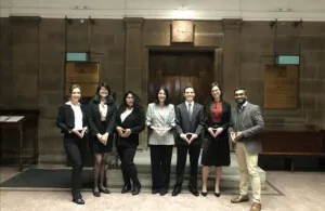 Griffith students and lecturers at the Jessup Competition