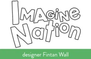 Imagine Nation logo by designer Fintan Wall