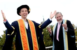 Stephen O’Leary and Professor Diarmuid Hegarty