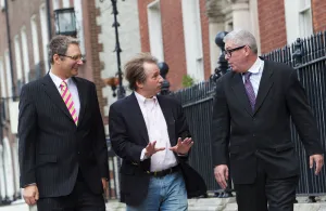 Innocent project advocates Barry scheck, David Langwallner and Ronan Fenelon