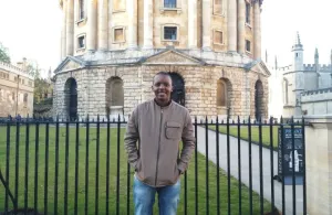 Griffith alum Innocent Mbaguta at Oxford