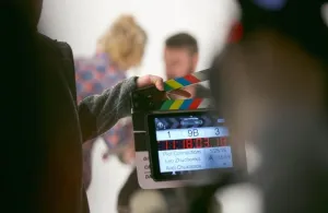 People on a film set