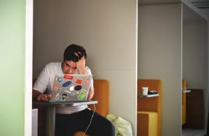 stressed student