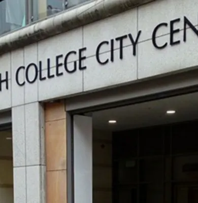 a store in a brick building