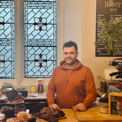 Darren Conroy, Owner Harvey's Cafe at The Vestry