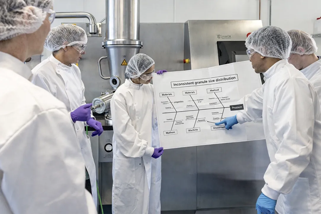 Students working through validation concepts in a hands-on pilot lab environment in Sandyford