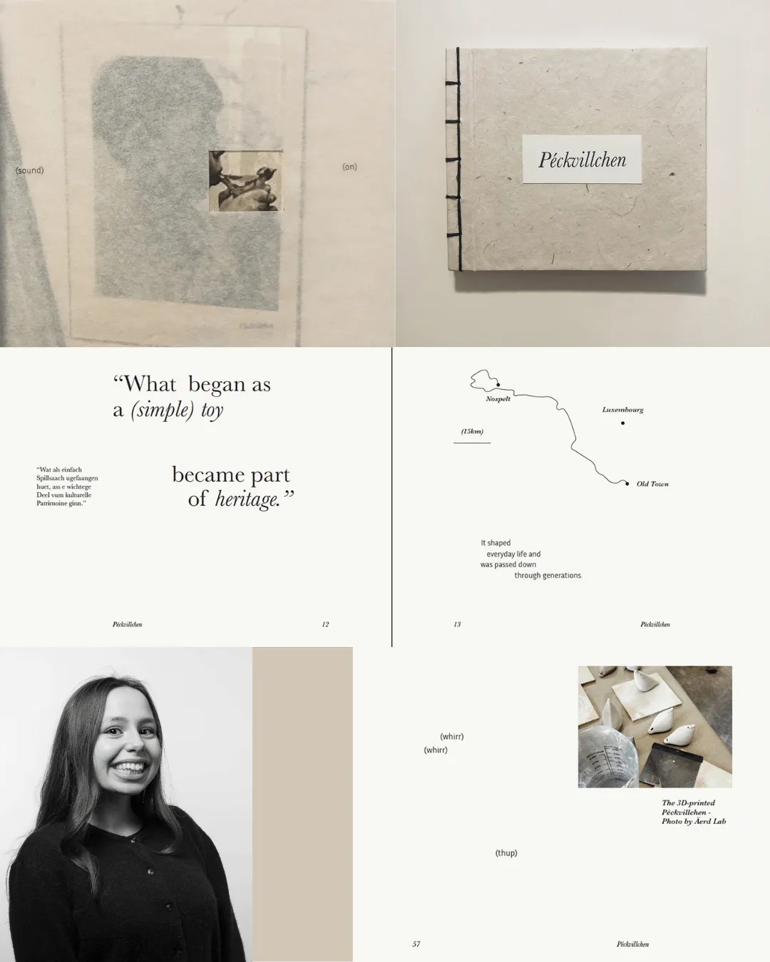 notebooks and layouts with typography