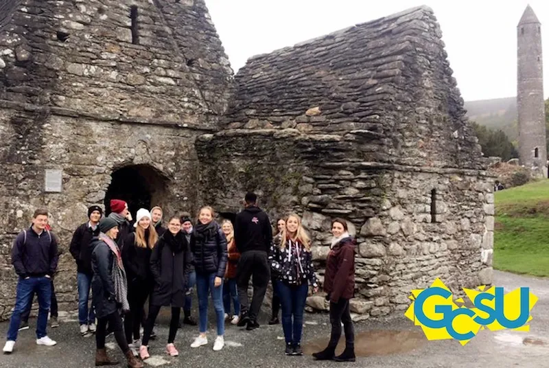 Members of the GCD SU on a trip to Glendalough