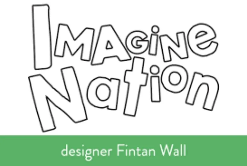 Imagine Nation logo by designer Fintan Wall