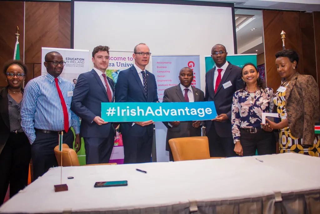 Simon Coveney at Riara University