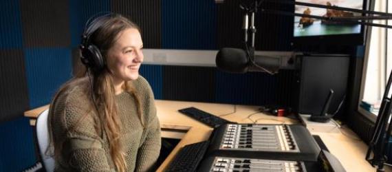 a person sitting at a desk