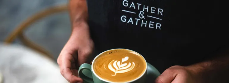 Gather & Gather Griffith, cup of coffee