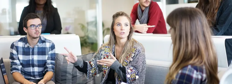 a couple of people posing for the camera