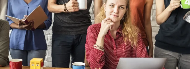 Student reviewing fees at Griffith College