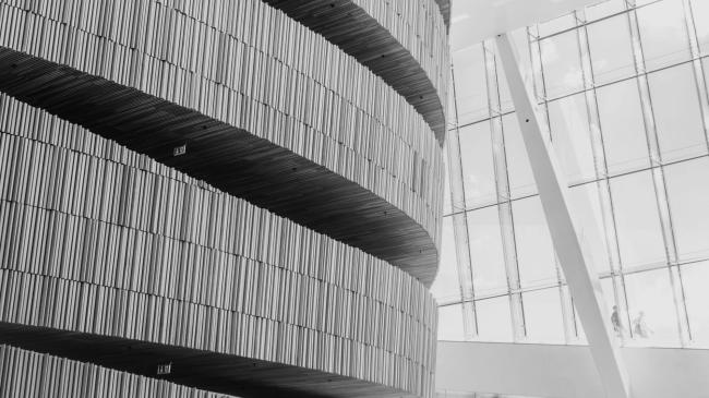 the roof of a building