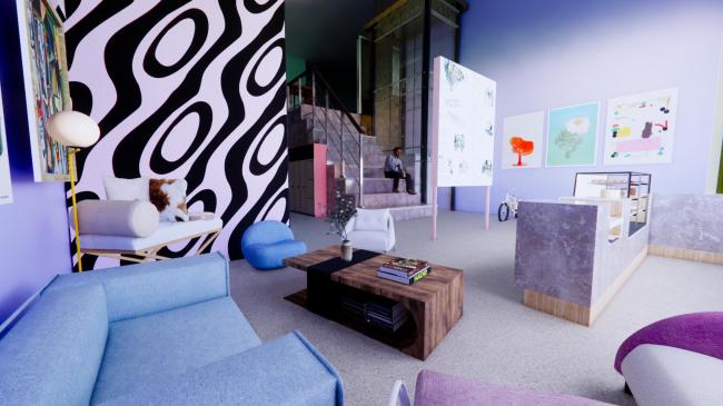 a living room