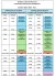 Sample Timetable