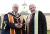 joe duffy receives award at griffith college with diarmuid hegarty