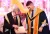 peter o'mahony receives award at griffith college
