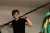 a person holding a baseball bat