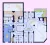 A floor plan that depicts the layout of the first floor, where another pathway is clearly visible. The double-height spaces are illustrated in the reception and the media centre