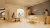 This image shows the staff area, specifically the kitchenette and the seating areas, with people milling about. 