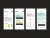 A series of four mobile screens illustrating the user flow for selecting a focus and crafting a personalized engagement challenge.