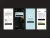 Four app screens demonstrating the journey from active challenge tracking and reel interaction to completion and achievement badges.