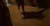 Film still from Gentle Threats, Saoirse running to the bar during the collision scene (between chapters 1 and 2). 