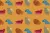 pattern made of endangered animal illustrations