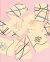 Close-up mockup of the Unprompted prompt cards displayed on a soft pink background. The square cards feature rounded corners and a cream colour palette with abstract flowing line graphics in blue, pink, orange, and black. Several cards are shown face-up with creative prompts designed to encourage experimentation and unconventional thinking. Visible prompts include “Use only half,” “Make something complex,” “Make something you don’t like,” and “One touch only,” each paired with small instructional text expla