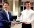 Fiachra de hOra receiving the Arthur Darley Memorial Prize