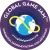 Global Game Jam logo, a globe with a yellow band floating around it; the text underneath says "Innovation, Experimentation, Collaboration," and includes the event's url at globalgamejam.org