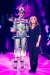 Mariusz Malon, winner of Junk Kouture, pictured with Jane Leavey