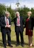 Prof. Diarmuid Hegarty, Dean David Langwallner and Mary McAleese