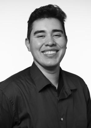 a man smiling for the camera