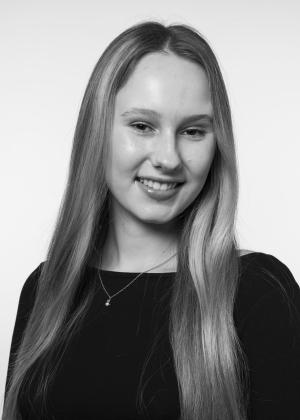 a woman smiling for the camera