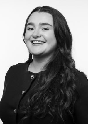 a woman smiling for the camera