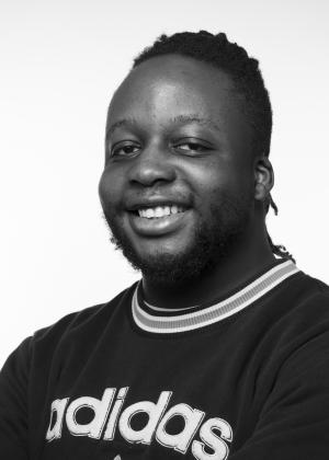 a man posing for the camera