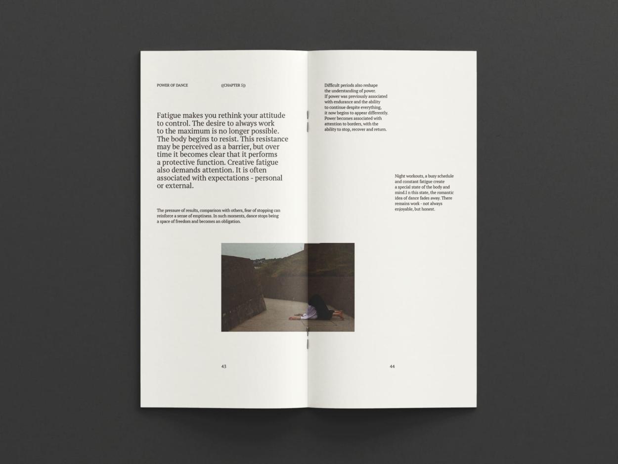 Close-up of an open book spread