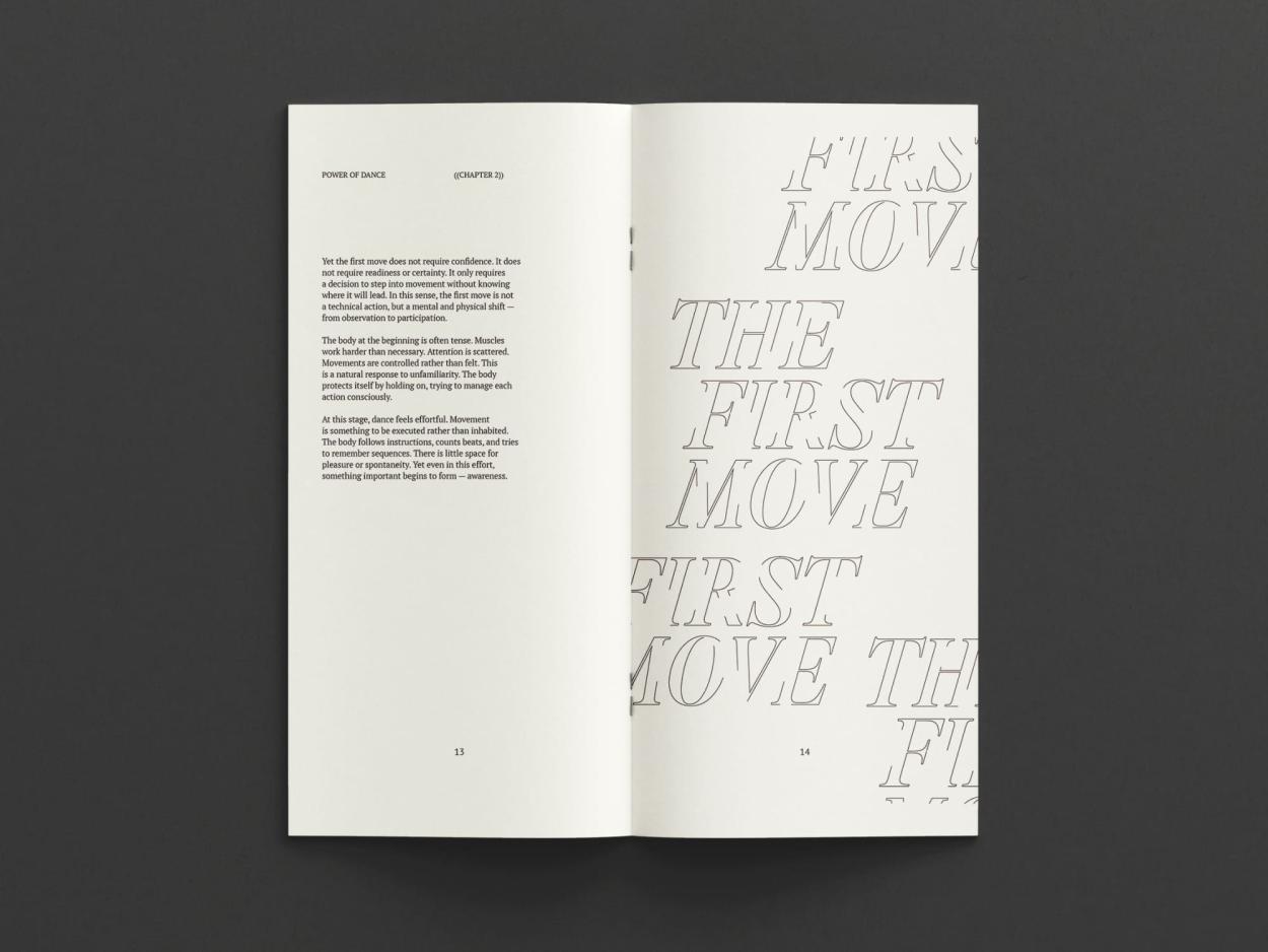 Close-up of an open book spread