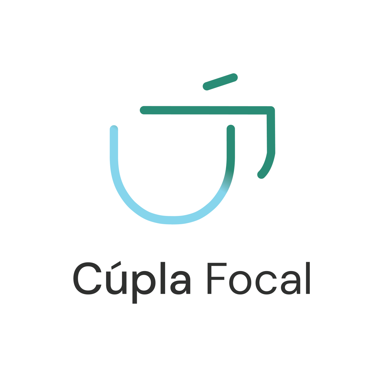 This logo combines the letters ‘C’ and ‘F’ into a minimal coffee cup icon while the gradient and rounded corners create a welcoming and approachable identity. The fada incorporated above the logo is a subtle nod to the Irish language, reinforcing the brands bilingual identity while adding visual detail.