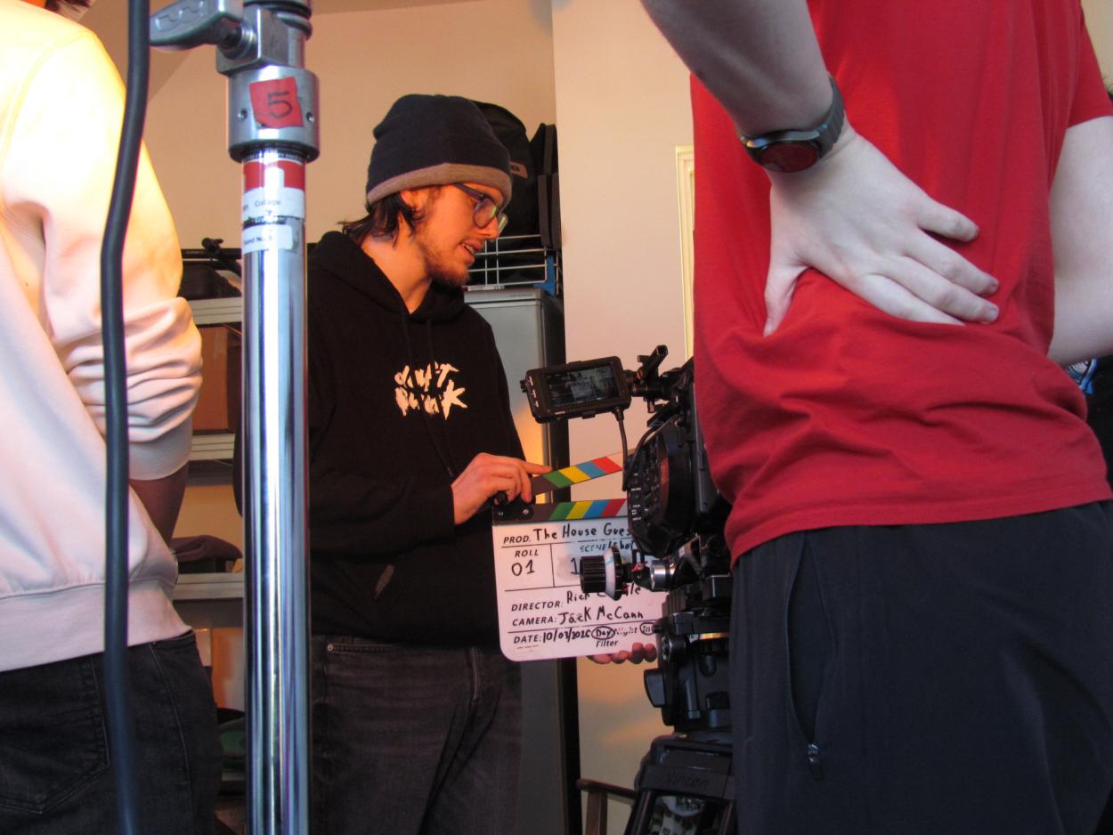Film crew at work 