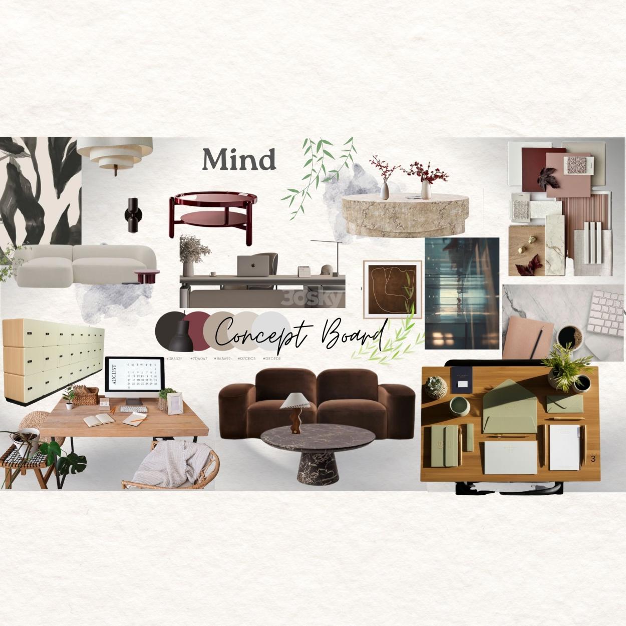 a room filled with lots of furniture