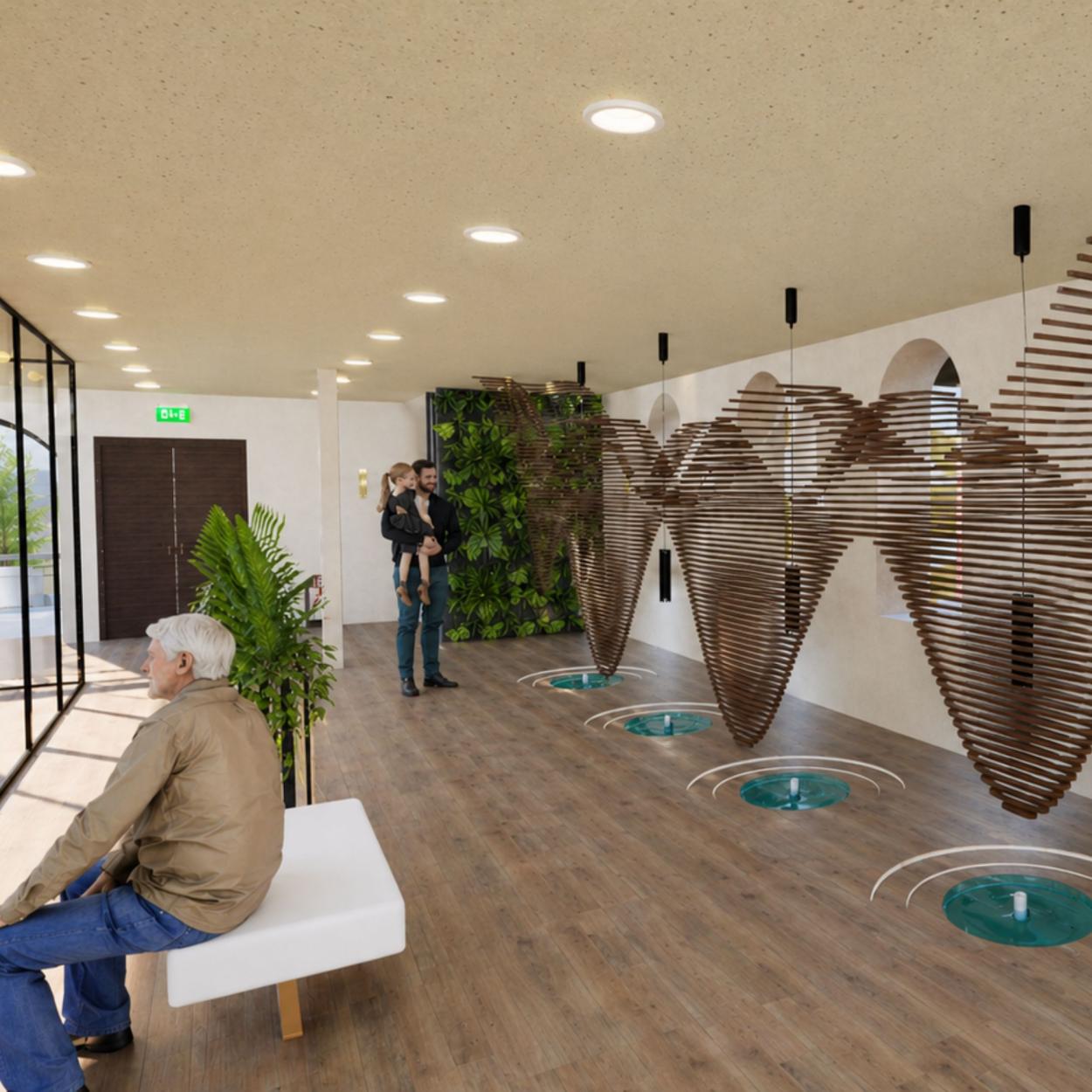 Organic Ceiling Feature 