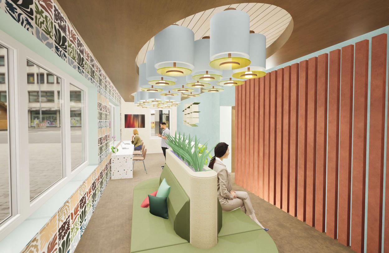 Image show the lobby.