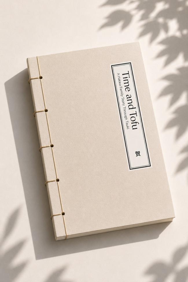Time and Tofu book cover design